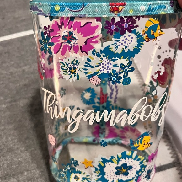 Vera Bradley Disney The Little Mermaid Floral Clear Bag with Blue Accents - Picture 6 of 6